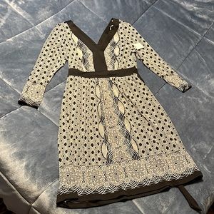 Black and white eci New York medium dress